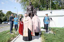 The monument to Major Milan Tepic