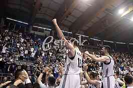  Partizan-Red Star, basketball derby game.