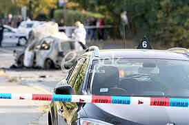 An explosion of a car in Vozdovac