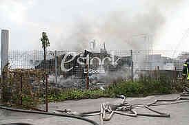 Burning a fire in the Zemun