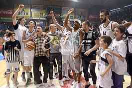  Partizan-Red Star, basketball derby game.