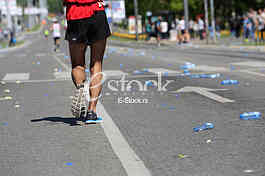 Street runners at 29th Belgrade marathon