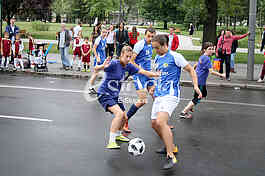 Football tournament of young categories