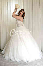 Salon wedding dress  White Fashion