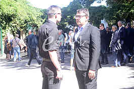  Burial of actor Ljubisa Samardzic.
