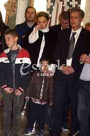 Easter liturgy at St. Sava