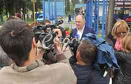 Svetozar Marovic go out of prison