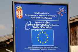 The reception center for migrants