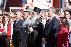 Solemnly unveiled the monument to Prince