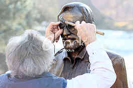  The monument to actor Dragan Nikolic