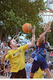 Basketball basket for happiness