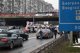PROTESTI - Blokada autoputa