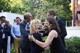 Summer party in the German embassy