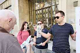  Protest in front of the SANU