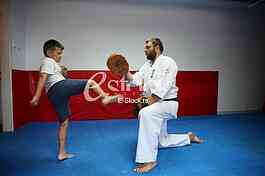 Training Kyokushin karate