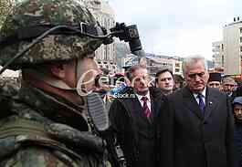 Parade of Serbia army