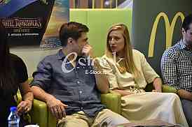 Press conference for the cartoon Hotel Transylvania third part