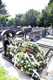 The funeral of a twenty-two year old Ognjen Ikac.