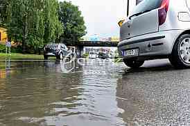 Flooding after rains in Novi Sad