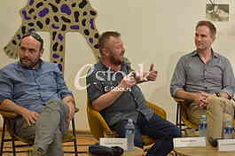 Zoran Panovic, Branko Rosic, Stefan Milenkovic tribina