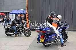 Promote and test drive of Harley Davidson