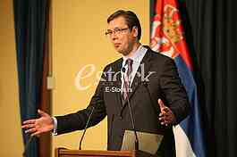 Prime Minister Aleksandar Vucic said today that he was sorry that Croatian officials will not review the facts and look truth in the eye and said that as of today, members of the government of Serbia to refrain from any kind of reaction to the statem