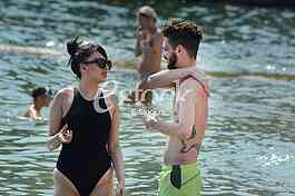 Zeljko Joksimovic daughter with boyfriend, Mina Joksimovic