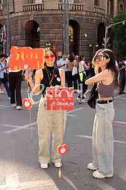 Protest ispred Vlade RS