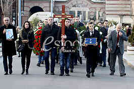 The burial of Desimir Dacic