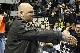 Partizan-Paok, (78:82), basketball game, FIBA league.
