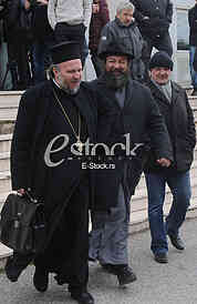 The priest Velibor Dzomic
