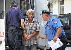 Arrested Velimir Djurovic from Virpazar