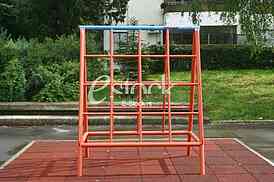 playground children's child chain swings on summer kids playground