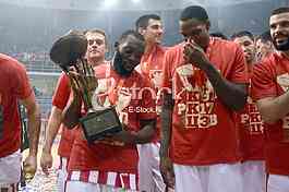 The final basketball game Korac Cup in Nis.