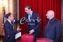 Serbian Prime Minister Aleksandar Vucic on the promotion of the book 