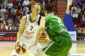 Basketball game between Partizan and Olimpija 