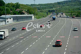 Toll plaza, new system for charging penalties for speeding limitation