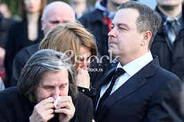 The burial of Desimir Dacic