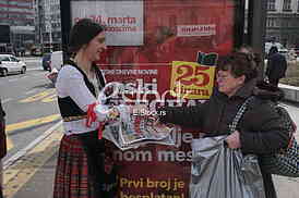 First prints of Serbian Telegraf distribution