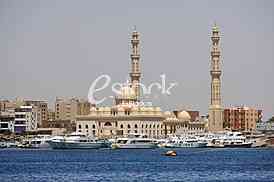 summer beach and Red Sea in Egypt