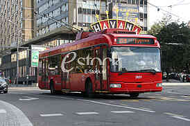 Trolleybus at the Station, Slavija