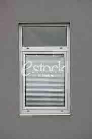 window at the gray wall, aluminum pvc window