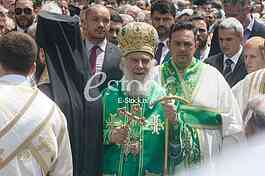 Ortodox church procession Belgrade Spasovdan