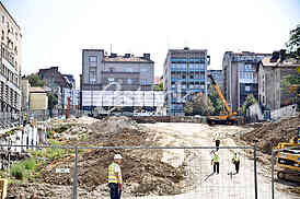A death and accident at the construction site in Sarajevska Street
