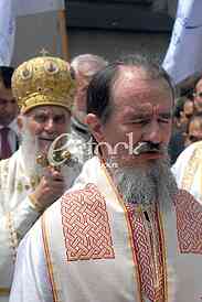 Serbian patriarch Irinej.