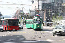 Trams at the Station, Slavija   