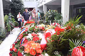 Celebrating 38 years since the death of Josip Broz Tito, the president of the SFRY in the House of Flowers.
