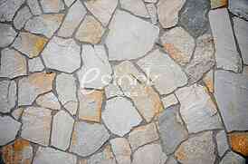 real stone wall and floor surface with cement