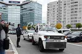  reports of an explosive device in the parking of Air Serbia, apartment block Belville Belgrade