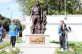 The monument to Major Milan Tepic